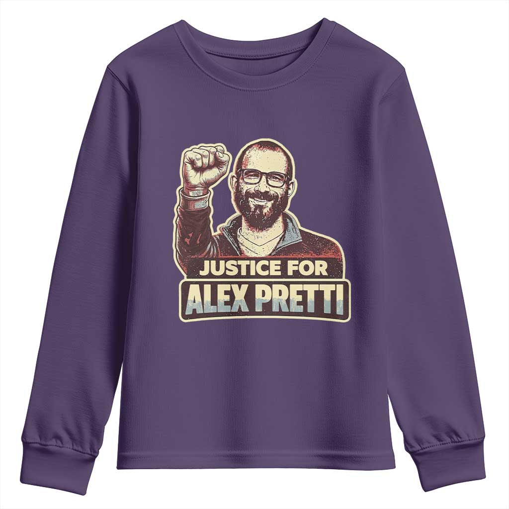 Justice For Alex Youth Sweatshirt Minneapolis ICU Nurse Hero Support Gift