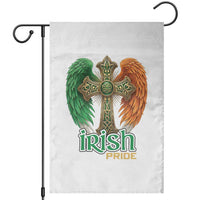 Irish Pride Celtic Cross Garden Flag Christian Gift