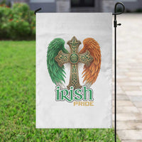 Irish Pride Celtic Cross Garden Flag Christian Gift