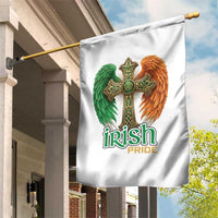 Irish Pride Celtic Cross Garden Flag Christian Gift