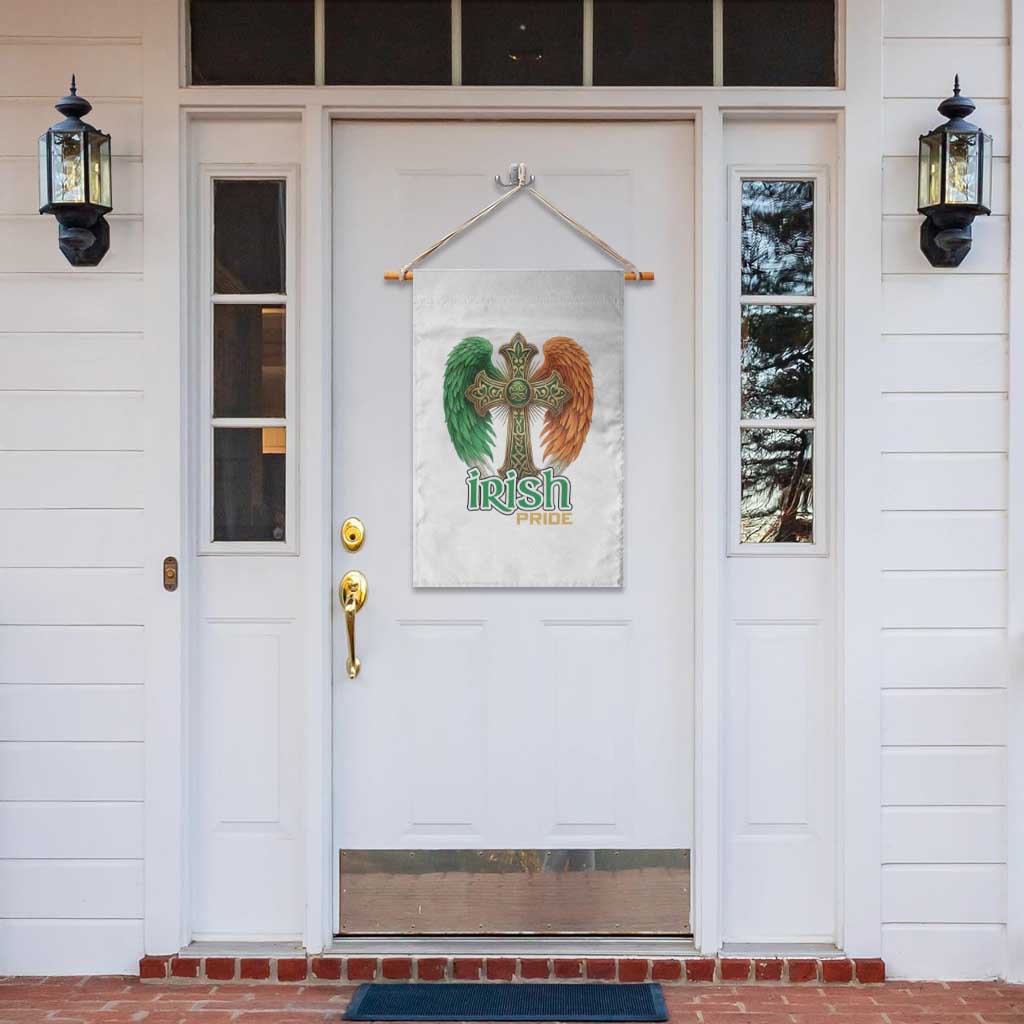 Irish Pride Celtic Cross Garden Flag Christian Gift