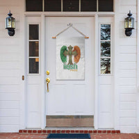 Irish Pride Celtic Cross Garden Flag Christian Gift