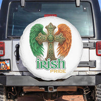Irish Pride Celtic Cross Spare Tire Cover Christian Gift