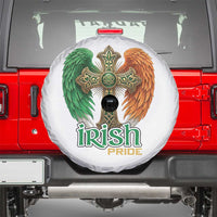 Irish Pride Celtic Cross Spare Tire Cover Christian Gift