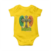 Irish Pride Celtic Cross Baby Onesie Christian Gift