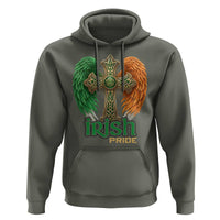 Irish Pride Celtic Cross Hoodie Christian Gift