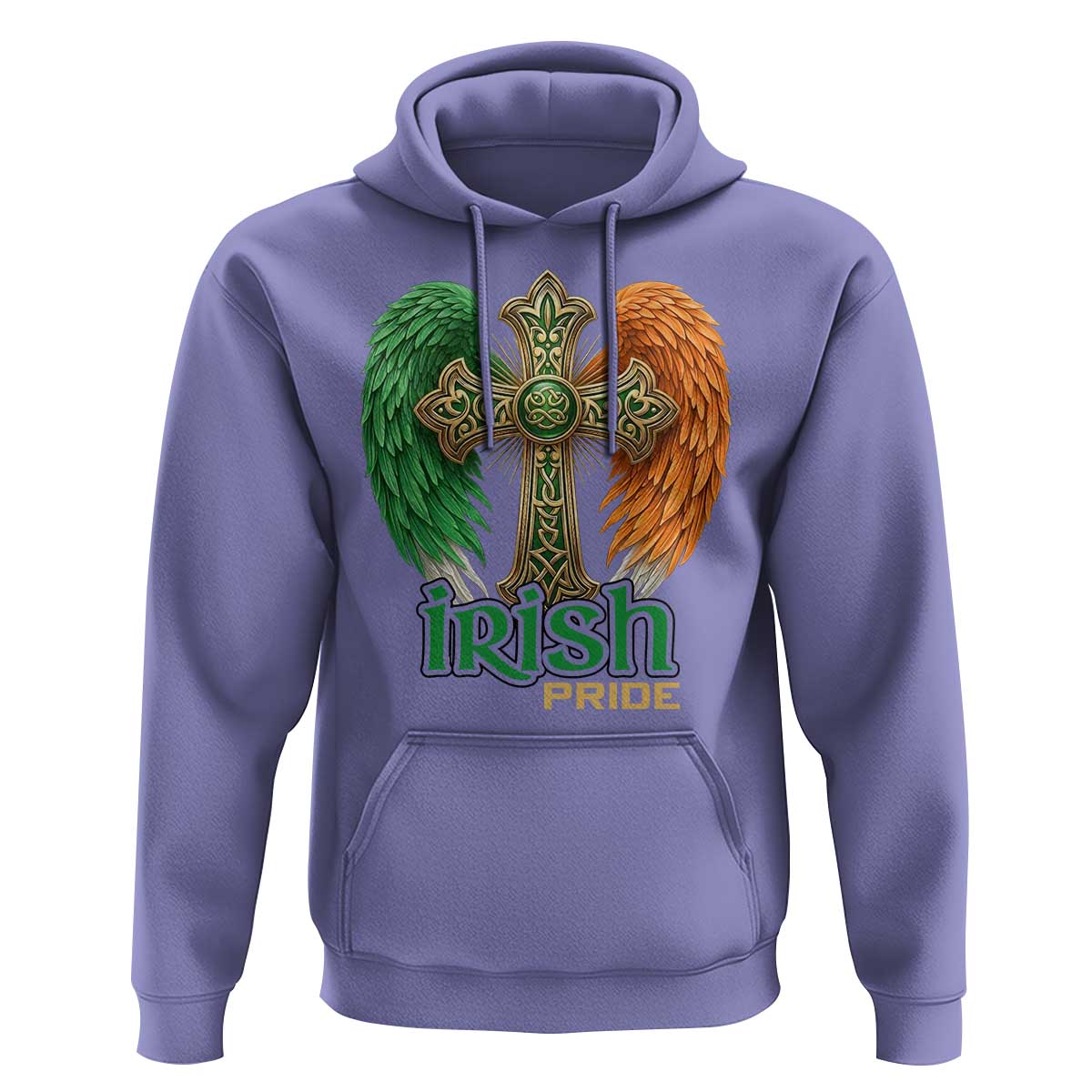 Irish Pride Celtic Cross Hoodie Christian Gift