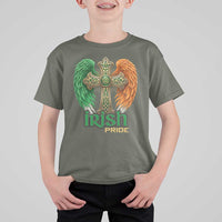 Irish Pride Celtic Cross T Shirt For Kid Christian Gift