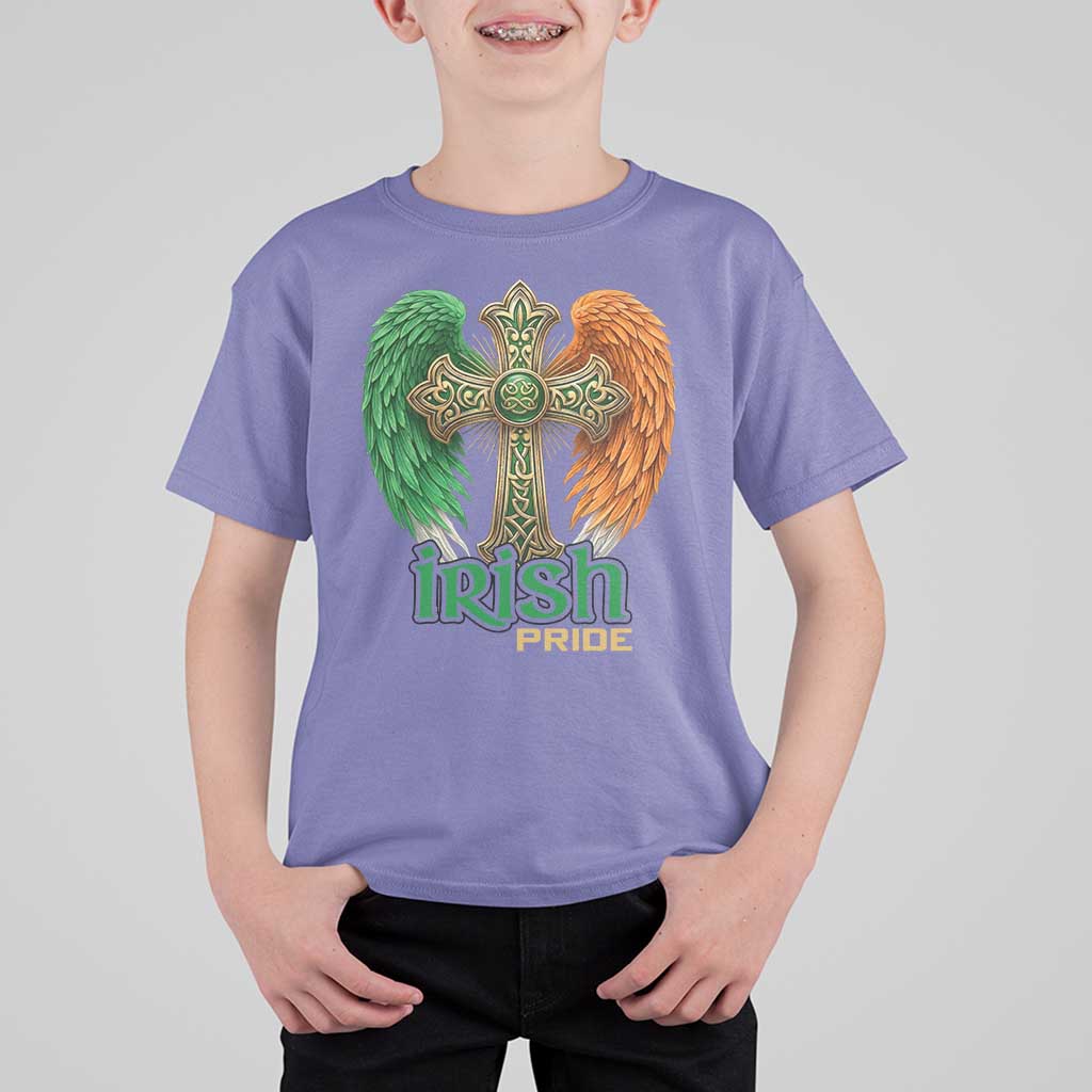 Irish Pride Celtic Cross T Shirt For Kid Christian Gift