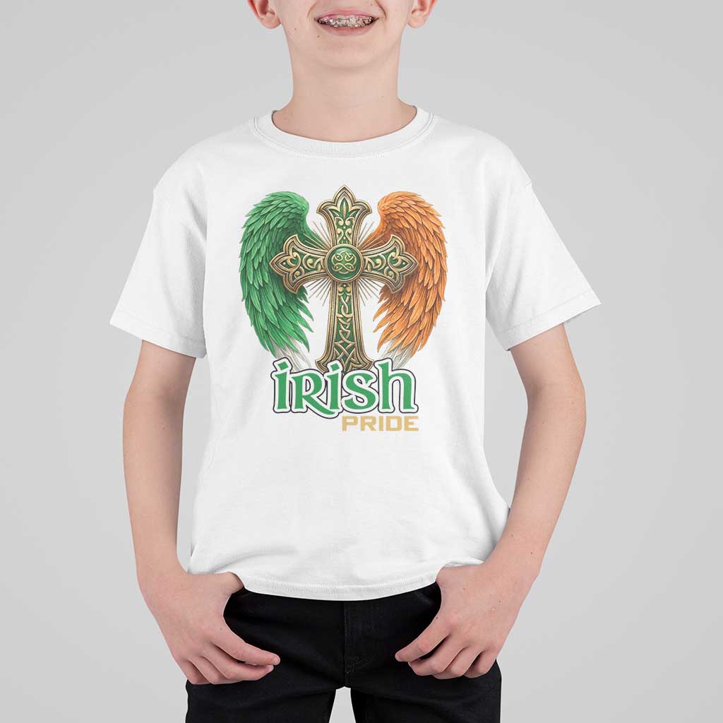 Irish Pride Celtic Cross T Shirt For Kid Christian Gift