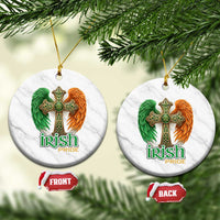 Irish Pride Celtic Cross Ceramic Ornament Christian Gift