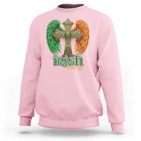 Irish Pride Celtic Cross Sweatshirt Christian Gift