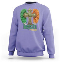 Irish Pride Celtic Cross Sweatshirt Christian Gift