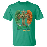 Irish Pride Celtic Cross T Shirt Christian Gift