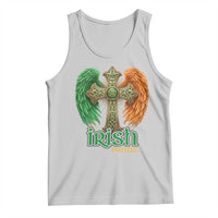 Irish Pride Celtic Cross Tank Top Christian Gift