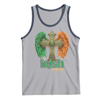 Irish Pride Celtic Cross Tank Top Christian Gift