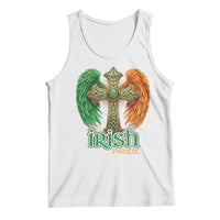 Irish Pride Celtic Cross Tank Top Christian Gift