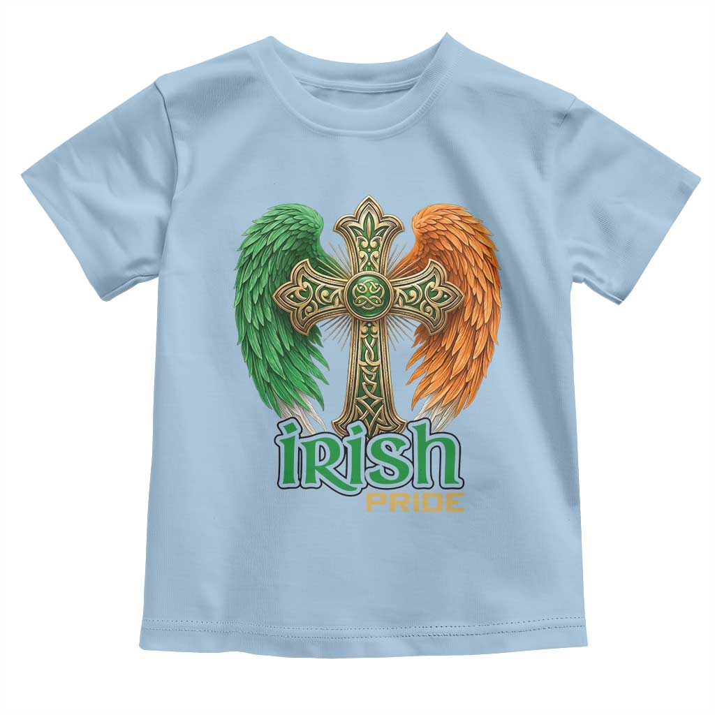 Irish Pride Celtic Cross Toddler T Shirt Christian Gift