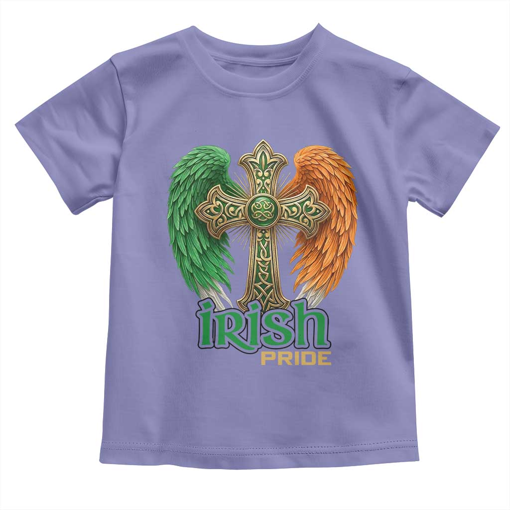 Irish Pride Celtic Cross Toddler T Shirt Christian Gift