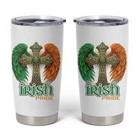 Irish Pride Celtic Cross Tumbler Cup Christian Gift
