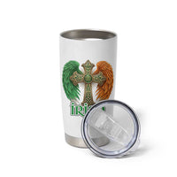 Irish Pride Celtic Cross Tumbler Cup Christian Gift
