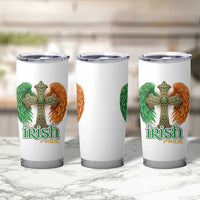 Irish Pride Celtic Cross Tumbler Cup Christian Gift