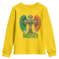 Irish Pride Celtic Cross Youth Sweatshirt Christian Gift