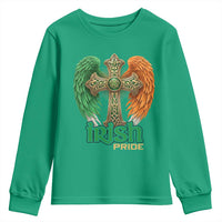 Irish Pride Celtic Cross Youth Sweatshirt Christian Gift