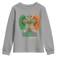Irish Pride Celtic Cross Youth Sweatshirt Christian Gift