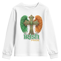 Irish Pride Celtic Cross Youth Sweatshirt Christian Gift
