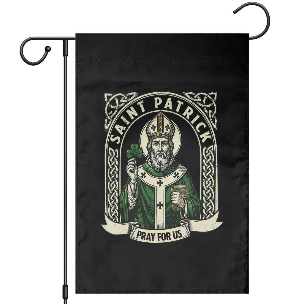 Saint Patrick Pray For Us Garden Flag St Patricks Day Religious Gift
