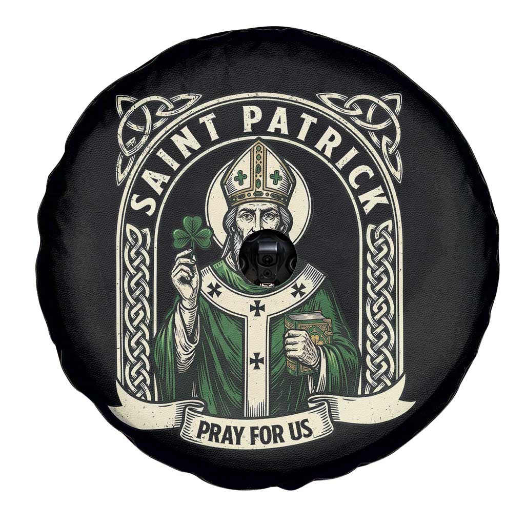Saint Patrick Pray For Us Spare Tire Cover St Patricks Day Religious Gift