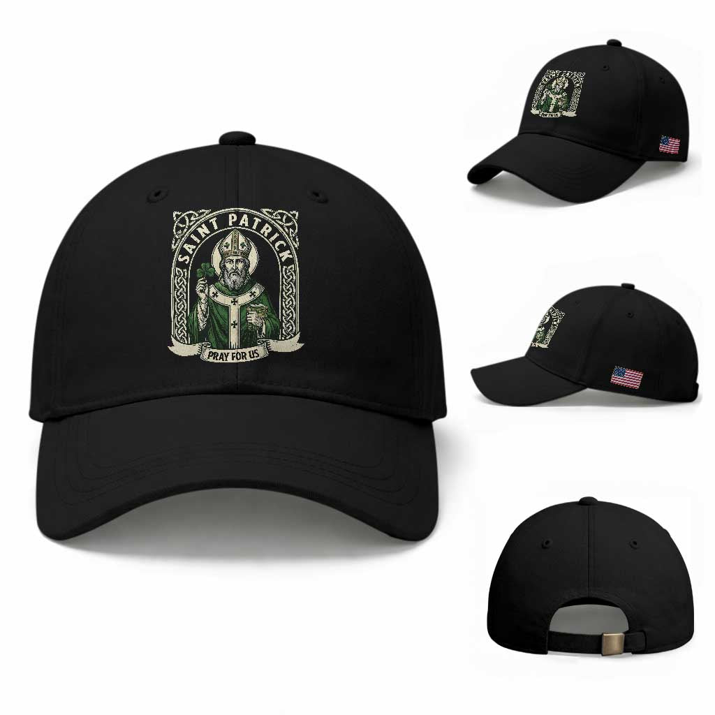 Saint Patrick Pray For Us Baseball Cap St Patricks Day Religious Gift