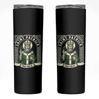 Saint Patrick Pray For Us Skinny Tumbler St Patricks Day Religious Gift