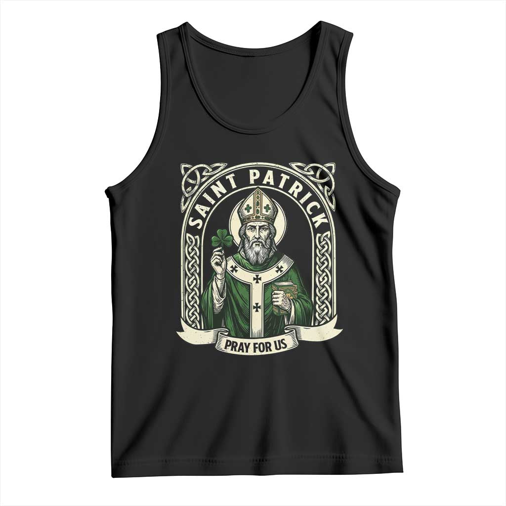 Saint Patrick Pray For Us Tank Top St Patricks Day Religious Gift