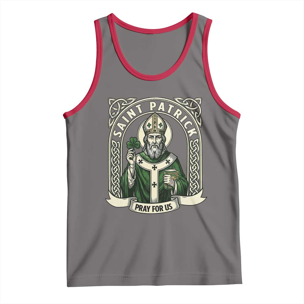 Saint Patrick Pray For Us Tank Top St Patricks Day Religious Gift