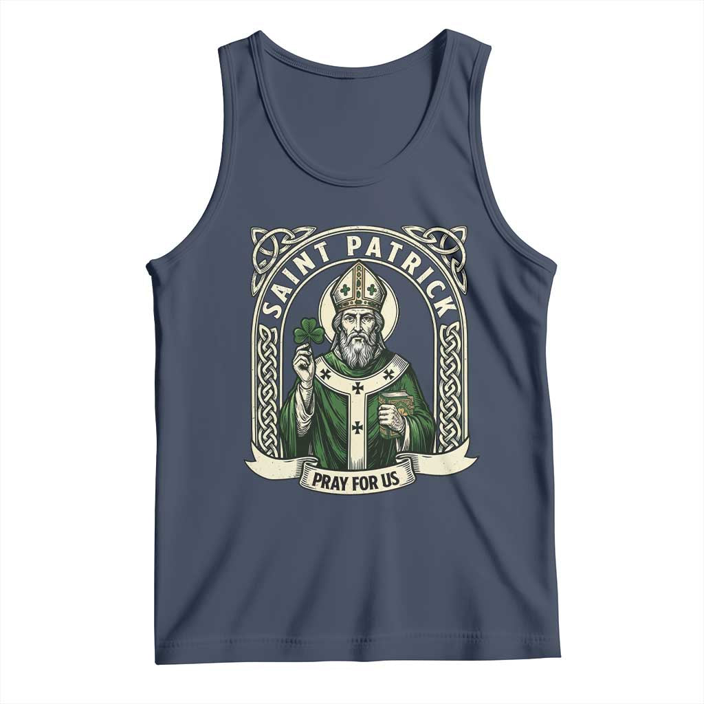 Saint Patrick Pray For Us Tank Top St Patricks Day Religious Gift