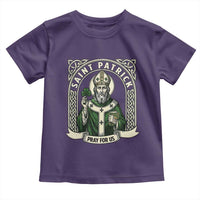 Saint Patrick Pray For Us Toddler T Shirt St Patricks Day Religious Gift