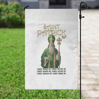 Saint Patrick Ora Pro Nobis Garden Flag Irish Christian Prayer