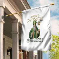 Saint Patrick Ora Pro Nobis Garden Flag Irish Christian Prayer