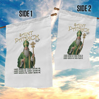 Saint Patrick Ora Pro Nobis Garden Flag Irish Christian Prayer