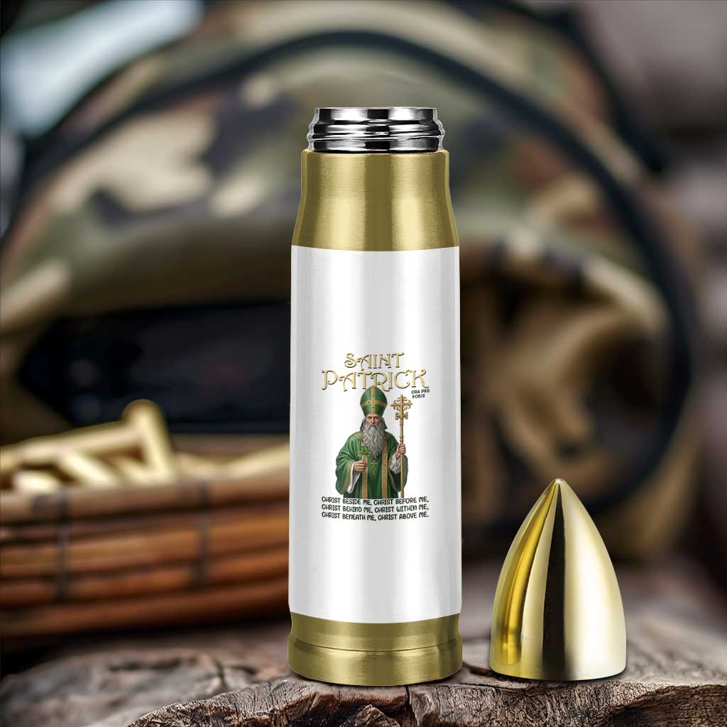 Saint Patrick Ora Pro Nobis Bullet Tumbler Irish Christian Prayer