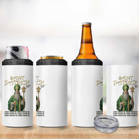 Saint Patrick Ora Pro Nobis 4 in 1 Can Cooler Tumbler Irish Christian Prayer