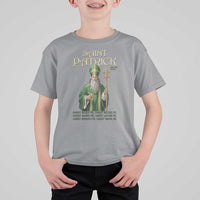 Saint Patrick Ora Pro Nobis T Shirt For Kid Irish Christian Prayer