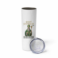Saint Patrick Ora Pro Nobis Skinny Tumbler Irish Christian Prayer