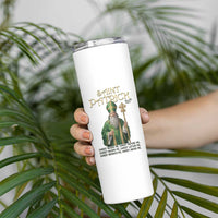 Saint Patrick Ora Pro Nobis Skinny Tumbler Irish Christian Prayer
