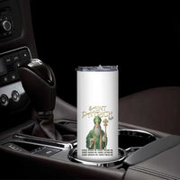 Saint Patrick Ora Pro Nobis Skinny Tumbler Irish Christian Prayer