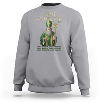 Saint Patrick Ora Pro Nobis Sweatshirt Irish Christian Prayer