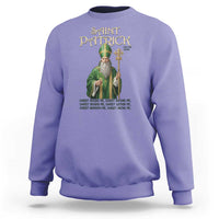 Saint Patrick Ora Pro Nobis Sweatshirt Irish Christian Prayer