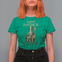 Saint Patrick Ora Pro Nobis T Shirt For Women Irish Christian Prayer